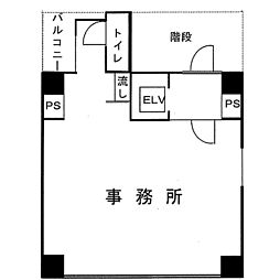 虎ノ門浜崎ビルの間取図画像