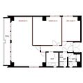 元赤坂マンション3階48.2万円