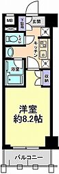グリーンヴェヴェイ向ヶ丘 1Kの間取図画像