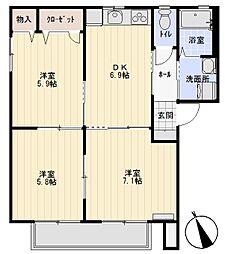 パークタウン茶屋町I 1階