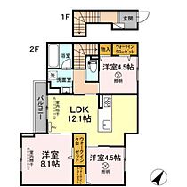 クレール花  ｜ 広島県広島市安佐南区大塚西1丁目（賃貸アパート3LDK・2階・70.59㎡） その2