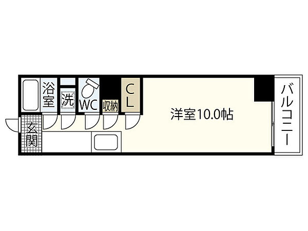 アーバンルーム本川 ｜広島県広島市中区本川町1丁目(賃貸マンション1R・7階・21.66㎡)の写真 その2