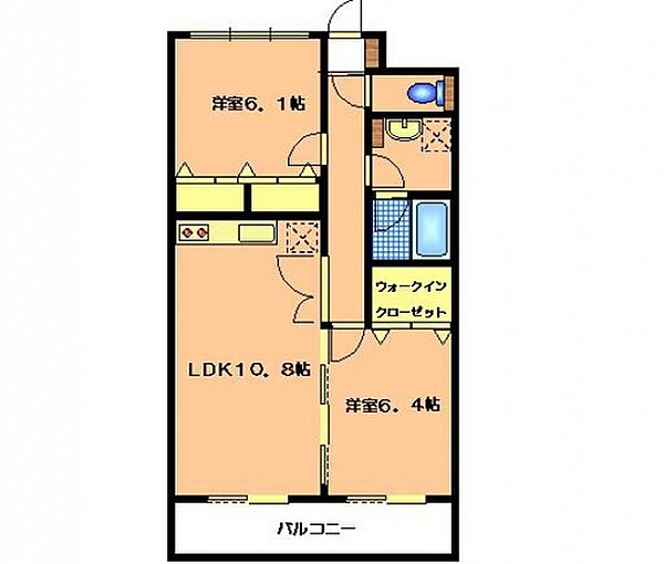 Verdure川内 0202｜広島県広島市安佐南区川内2丁目(賃貸マンション2LDK・2階・57.63㎡)の写真 その2