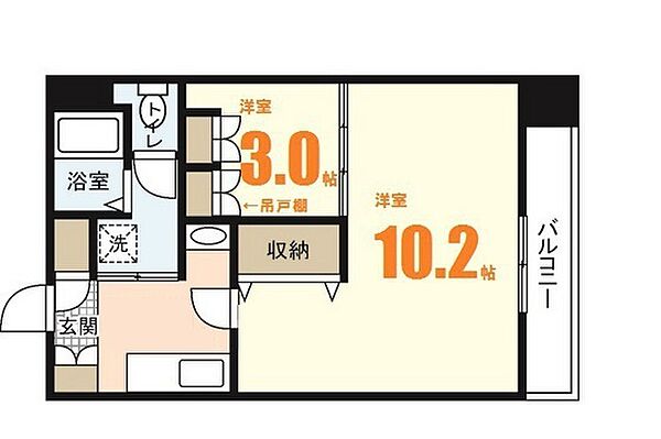 第7ハートビル ｜広島県広島市安佐南区緑井6丁目(賃貸マンション1LDK・2階・33.25㎡)の写真 その2