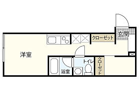 リヴィエール戸坂IV  ｜ 広島県広島市東区戸坂山根2丁目（賃貸アパート1R・2階・25.20㎡） その2