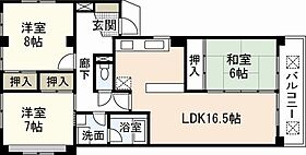 ad.one’s高須  ｜ 広島県広島市西区高須3丁目（賃貸マンション3LDK・3階・89.60㎡） その2