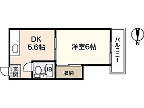 ＳＳビル  ｜ 広島県広島市西区観音本町1丁目（賃貸マンション1DK・4階・22.68㎡） その2