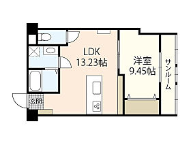 ネットビル10  ｜ 広島県広島市西区庚午中4丁目（賃貸マンション1LDK・4階・40.00㎡） その2