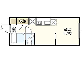 グランデール山本  ｜ 広島県広島市安佐南区山本7丁目（賃貸アパート1R・1階・21.83㎡） その2