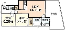 CASA12 2LDKの間取図画像