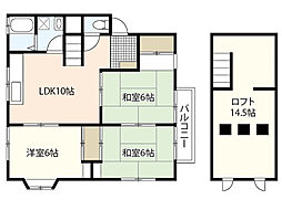 ハイム寺尾 3LDKの間取図画像