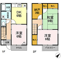 パールハイツ 3SDKの間取図画像