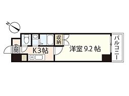 田部ビル 1Kの間取図画像