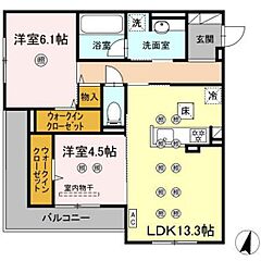 物件の間取り