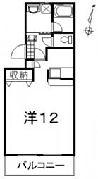 ミヅホマンション ワンルームの間取図画像