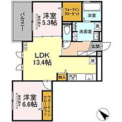 物件の間取り