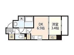 ララ・クスタ 1DKの間取図画像