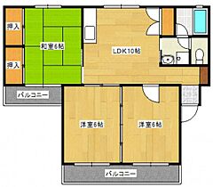 サンシャイン大久保  ｜ 広島県広島市東区温品2丁目（賃貸マンション3LDK・1階・54.27㎡） その2