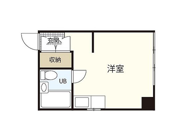 舟入ガーデン ｜広島県広島市中区舟入本町(賃貸マンション1R・4階・15.86㎡)の写真 その2