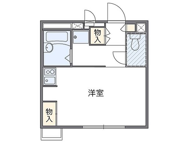 広島県広島市安佐南区相田6丁目(賃貸アパート1K・1階・20.70㎡)の写真 その2