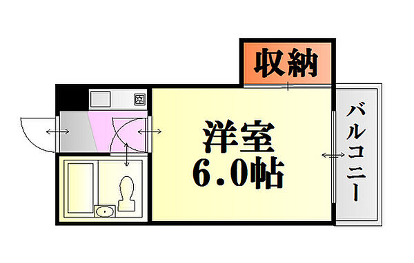 ライブコープ大州 ｜広島県広島市南区大州2丁目(賃貸マンション1K・3階・18.00㎡)の写真 その2