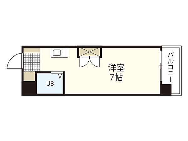 シャルム石井 ｜広島県広島市東区中山南1丁目(賃貸マンション1R・4階・19.00㎡)の写真 その2