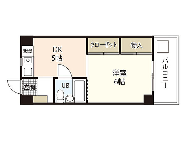 広島県広島市安佐南区相田1丁目(賃貸マンション1DK・5階・26.28㎡)の写真 その2