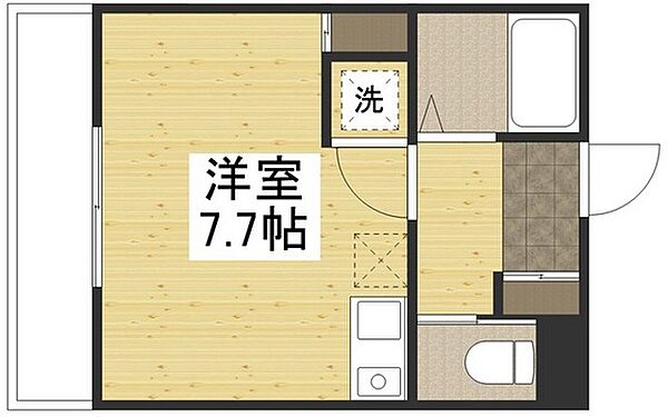 プレジャーコーポ三宅 ｜広島県広島市佐伯区三宅5丁目(賃貸アパート1R・2階・19.80㎡)の写真 その2