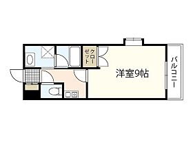 広島県広島市西区草津浜町（賃貸マンション1K・4階・25.76㎡） その2