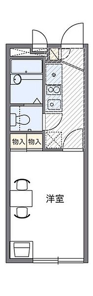 広島県広島市安佐南区八木4丁目(賃貸アパート1K・2階・19.87㎡)の写真 その2