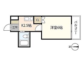 広島県広島市西区大宮2丁目（賃貸マンション1K・2階・19.40㎡） その2