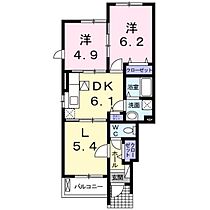 広島県広島市安佐南区八木9丁目（賃貸アパート2LDK・1階・51.23㎡） その2