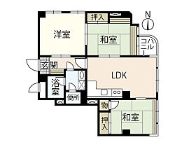 池尻ハイム舟入  ｜ 広島県広島市中区舟入南3丁目（賃貸マンション3LDK・3階・70.68㎡） その2