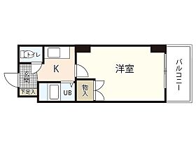 カルティエ城北通り  ｜ 広島県広島市中区東白島町（賃貸マンション1K・6階・20.00㎡） その2