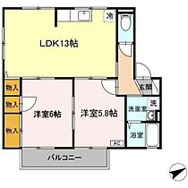 エメロード高石  ｜ 広島県広島市佐伯区千同1丁目（賃貸アパート2LDK・2階・55.47㎡） その2