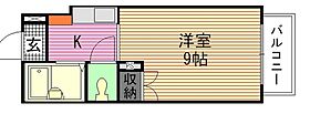 白島森野ビル  ｜ 広島県広島市中区東白島町（賃貸マンション1K・6階・24.00㎡） その1