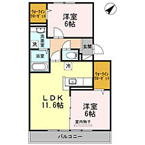 広島県広島市安佐南区川内3丁目（賃貸アパート2LDK・3階・58.07㎡） その2