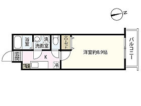 広島県広島市中区幟町（賃貸マンション1K・8階・26.81㎡） その2