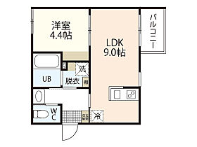 広島県広島市西区草津南2丁目（賃貸アパート1LDK・3階・32.29㎡） その1