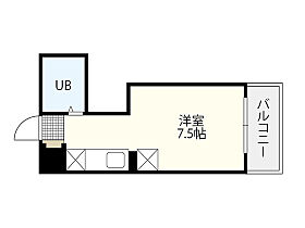 広島県広島市西区中広町3丁目（賃貸マンション1R・6階・17.16㎡） その2