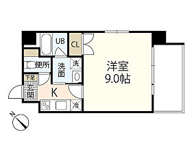 広島県広島市西区中広町2丁目（賃貸マンション1K・8階・26.99㎡） その2