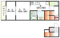 StellaI(ステラワン) 1LDKの間取図画像