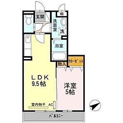 間取図画像 1LDK