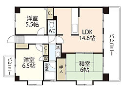アーバンライフ大町 3LDKの間取図画像