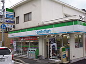 コンビニ「ファミリーマート大久保上東雲店まで132ｍ」