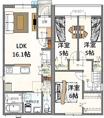物件の間取り
