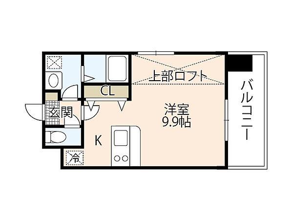 ＧＲＡＮＸＩＡ井口 ｜広島県広島市西区井口5丁目(賃貸マンション1R・6階・28.70㎡)の写真 その2