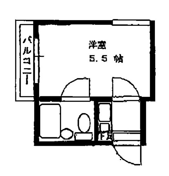 広島県広島市中区平野町(賃貸マンション1K・5階・13.50㎡)の写真 その2