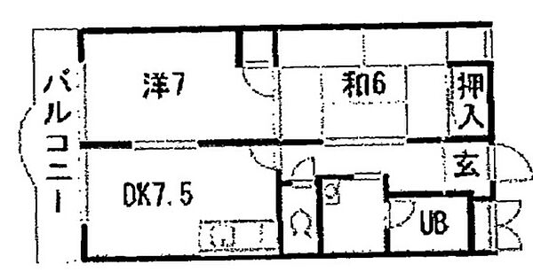 ヴィラ・オーキッド ｜広島県広島市安佐南区山本2丁目(賃貸マンション2DK・2階・49.04㎡)の写真 その2