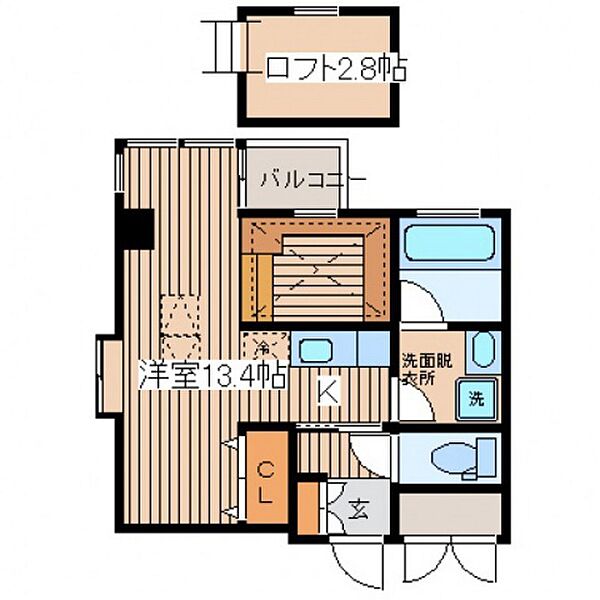 広島県広島市東区牛田中2丁目(賃貸マンション1R・4階・32.33㎡)の写真 その2